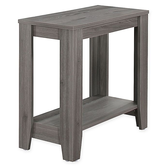 slide 1 of 1, Monarch Specialties Accent Table - Grey, 22 in