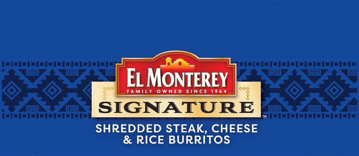 slide 3 of 7, El Monterey Steak Cheese Burrito, 5 oz