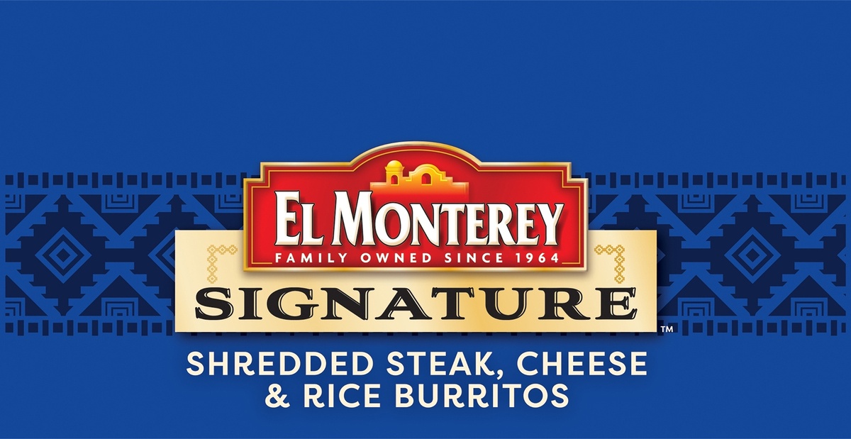 slide 6 of 7, El Monterey Steak Cheese Burrito, 5 oz