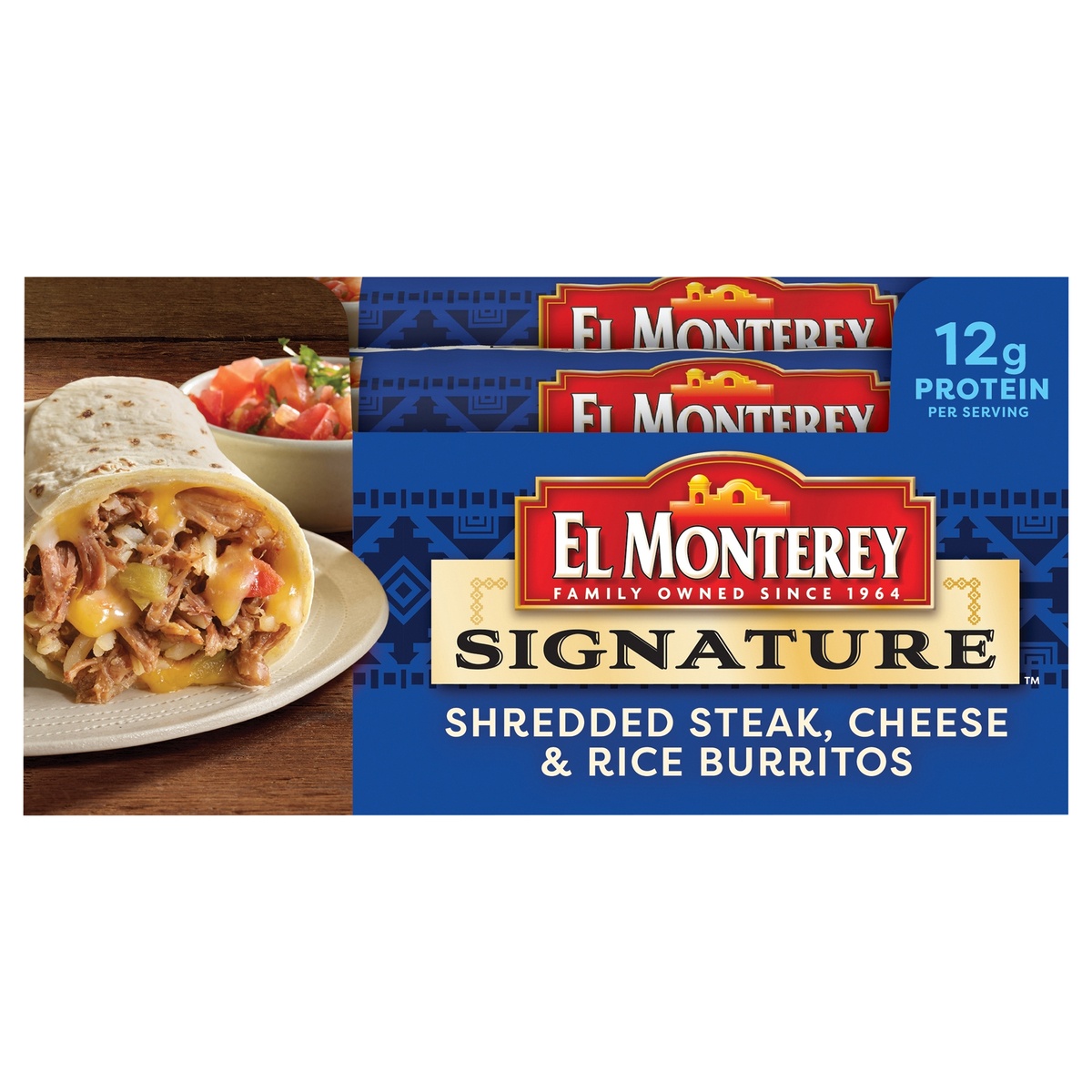 slide 7 of 7, El Monterey Steak Cheese Burrito, 5 oz
