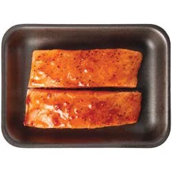 H-E-B Fish Market Marinated Center Cut Salmon Fillet - Honey Garlic