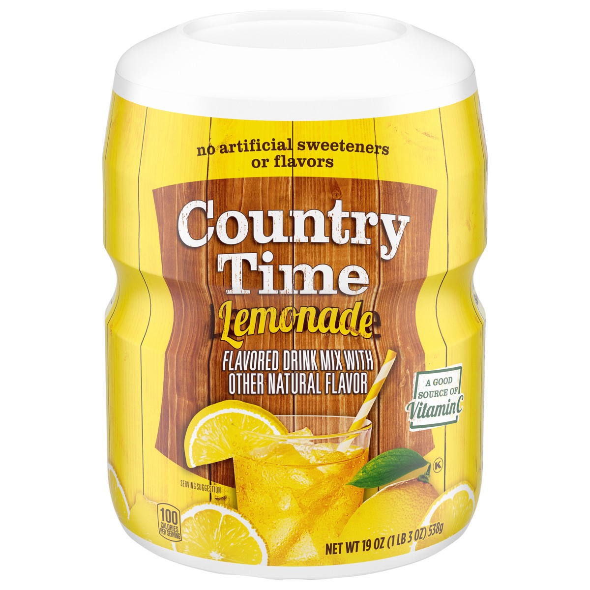 slide 1 of 9, Country Time Lemonade Drink Mix 19 oz, 19 oz