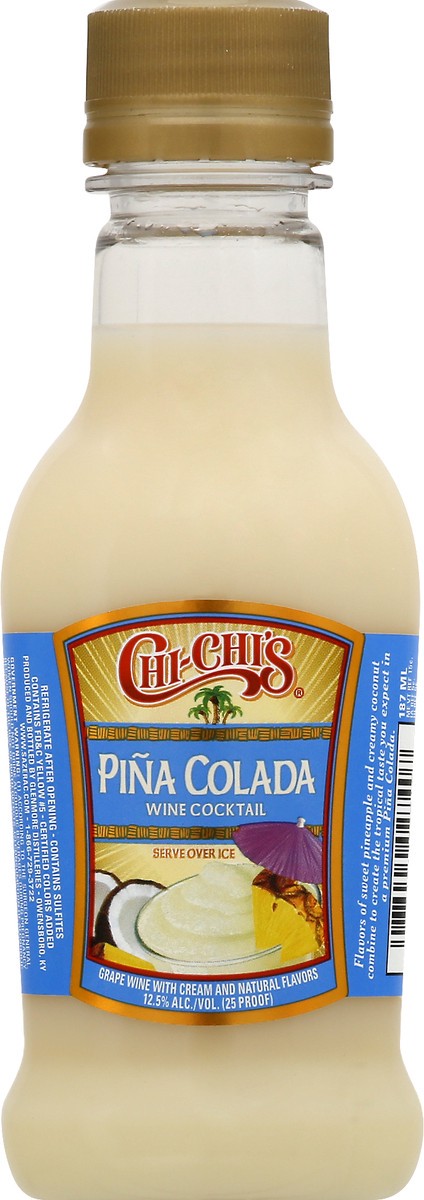 slide 10 of 11, Chi-Chi's Pina Colada Wine Cocktail 187 ml, 187 ml