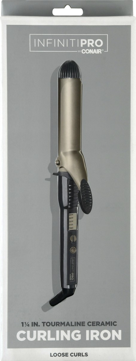 slide 2 of 11, InfinitiPRO 1-1/4 Inch Tourmaline Ceramic Curling Iron 1 ea, 1 ct