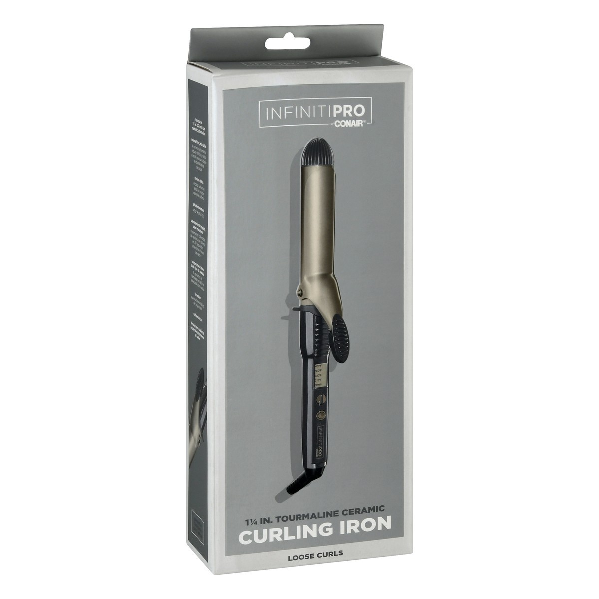 slide 6 of 11, InfinitiPRO 1-1/4 Inch Tourmaline Ceramic Curling Iron 1 ea, 1 ct