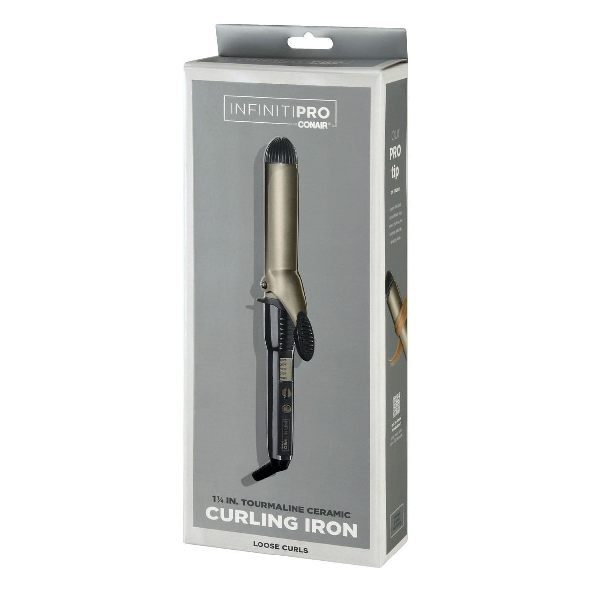 slide 9 of 11, InfinitiPRO 1-1/4 Inch Tourmaline Ceramic Curling Iron 1 ea, 1 ct