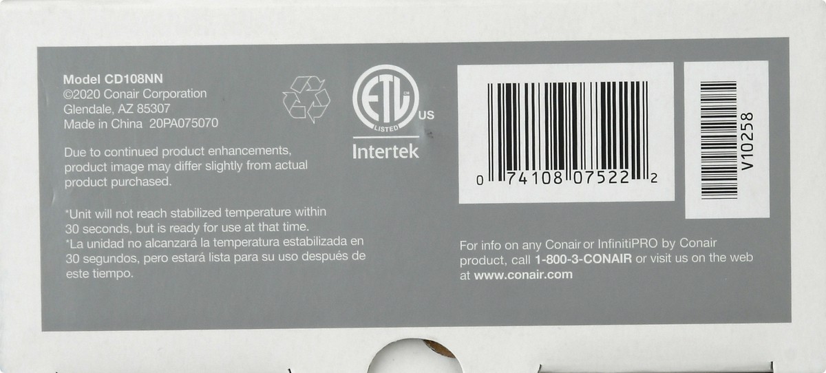 slide 10 of 11, InfinitiPRO 1-1/4 Inch Tourmaline Ceramic Curling Iron 1 ea, 1 ct