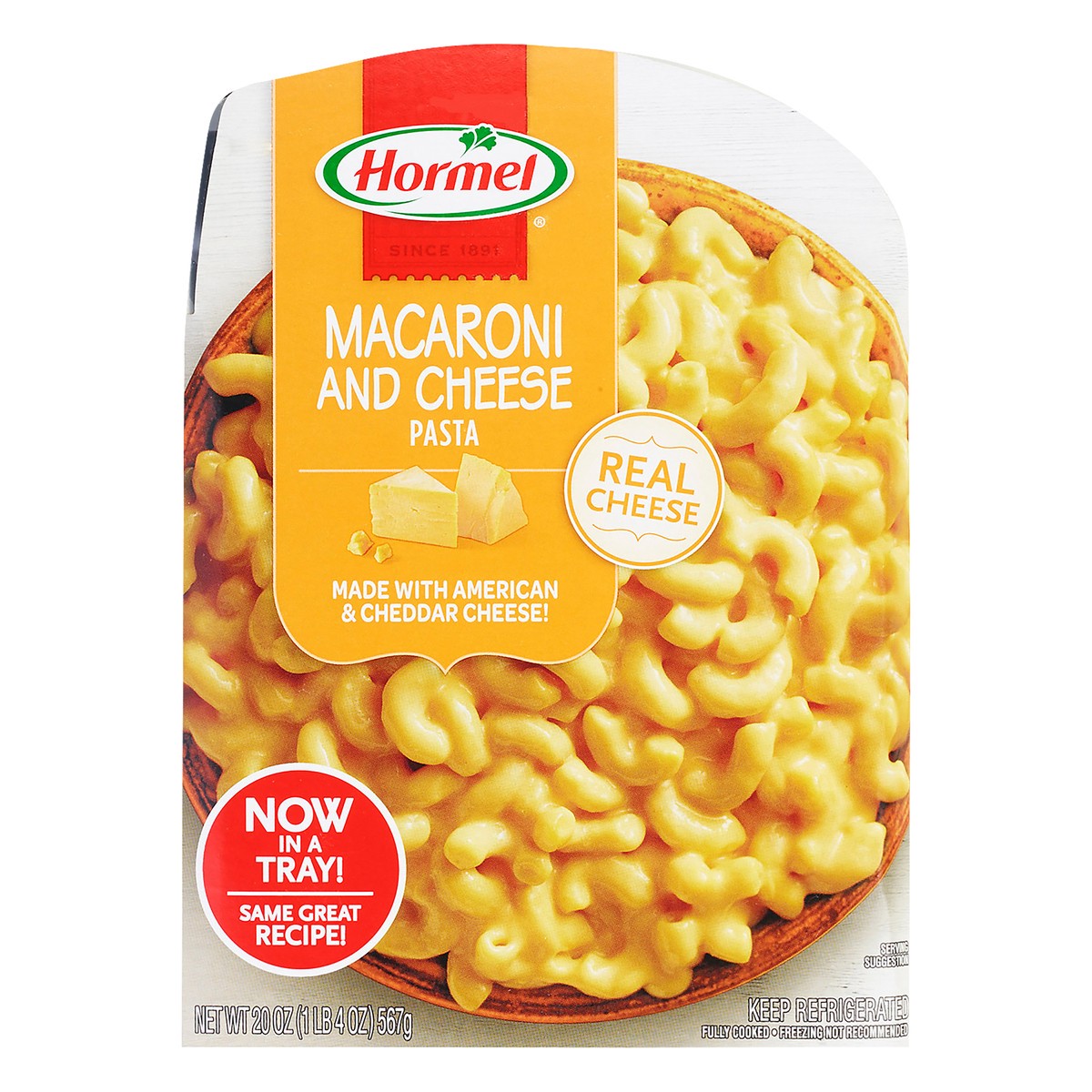 slide 7 of 9, HORMEL Macaroni and Cheese Pasta, 20 oz
