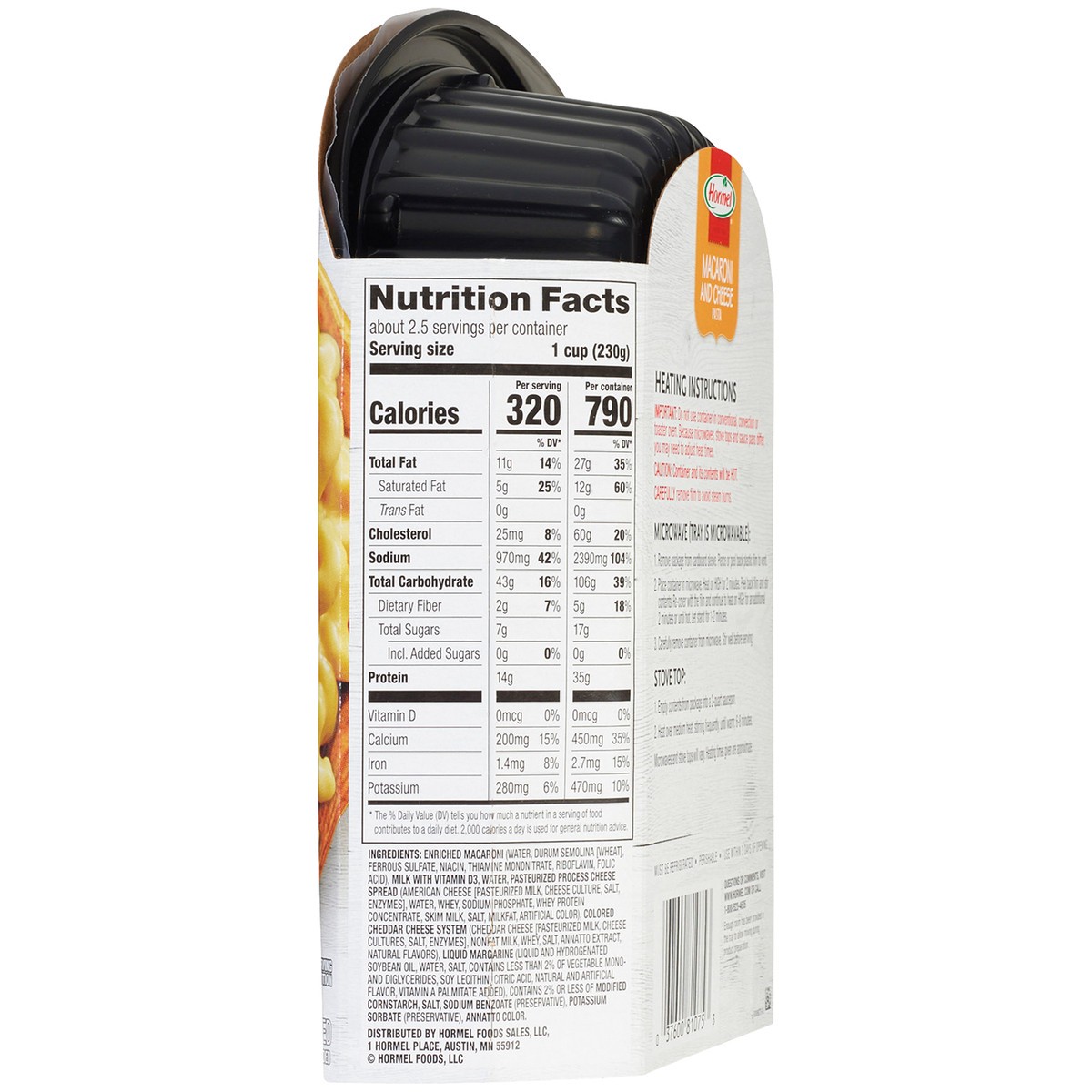 slide 5 of 9, HORMEL Macaroni and Cheese Pasta, 20 oz