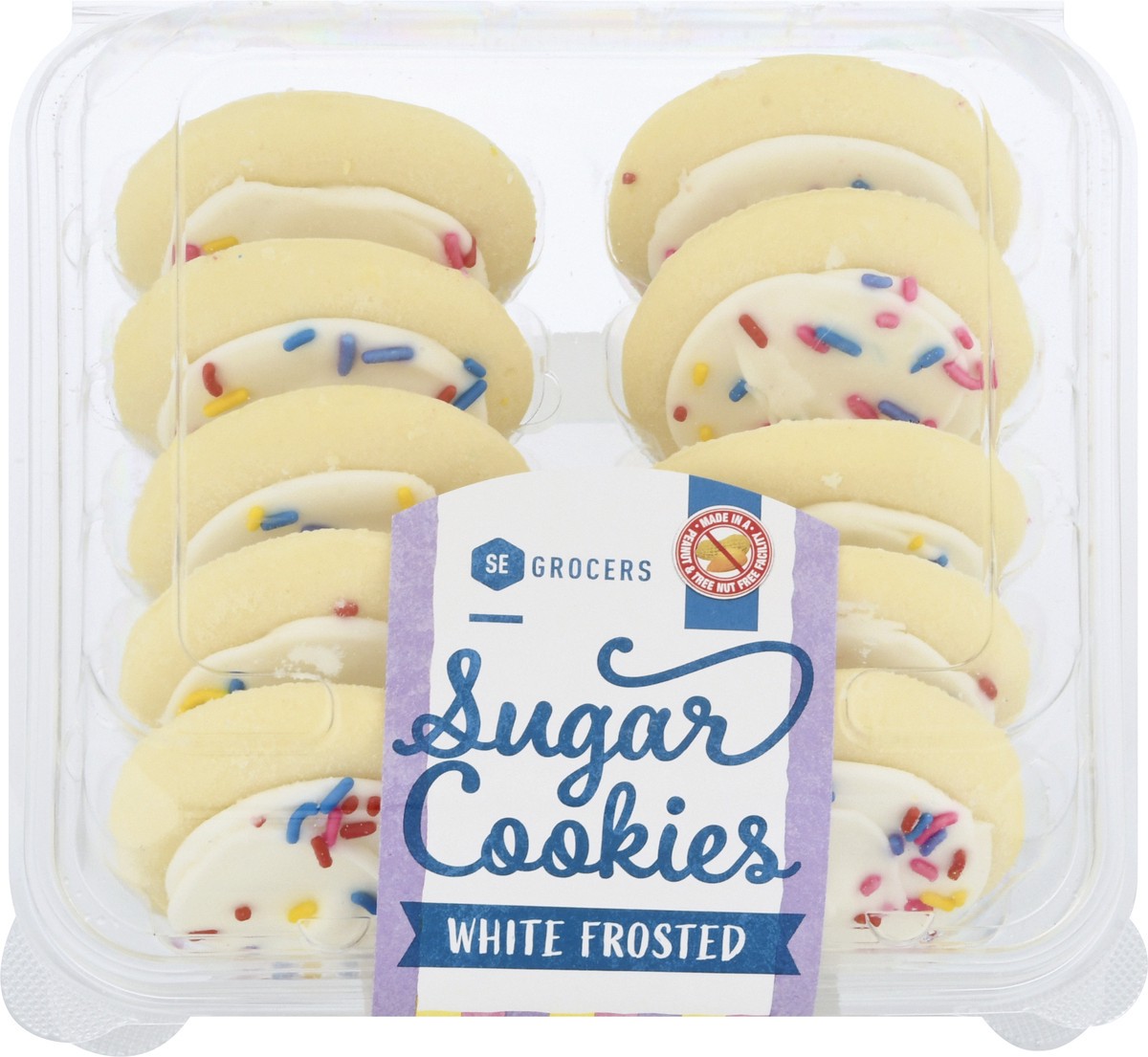 slide 8 of 13, Se Grocers White Frosted, 1 ct