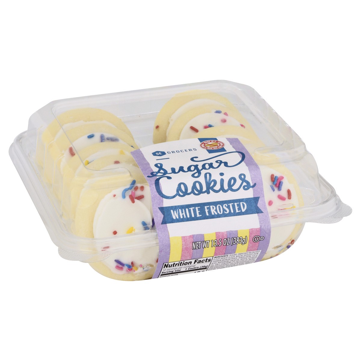 slide 2 of 13, Se Grocers White Frosted, 1 ct