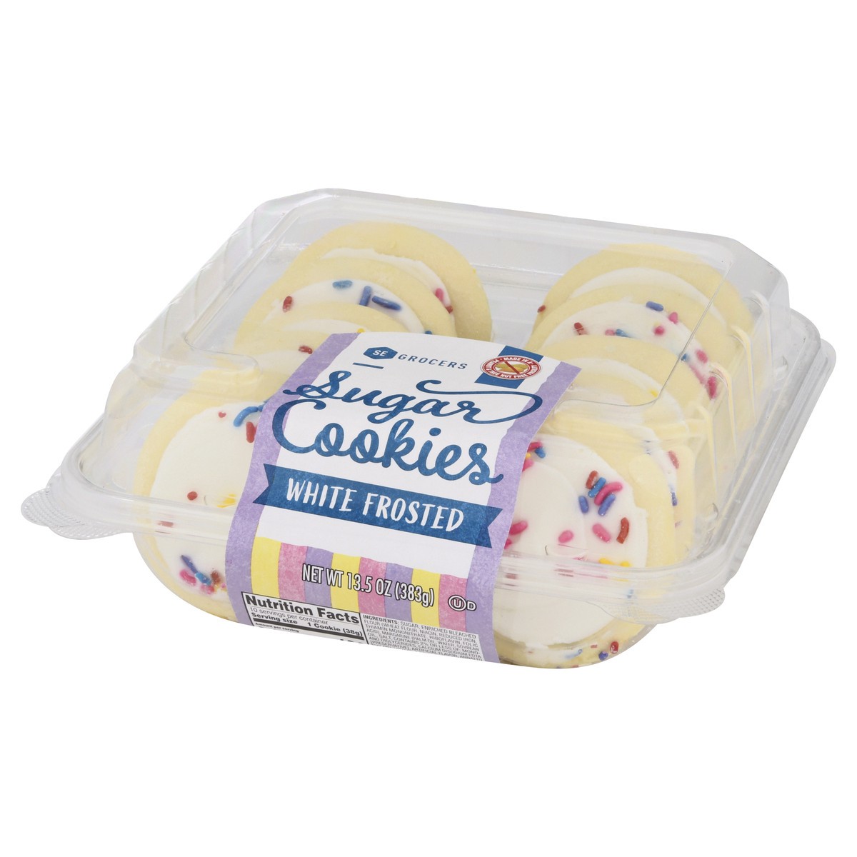slide 6 of 13, Se Grocers White Frosted, 1 ct