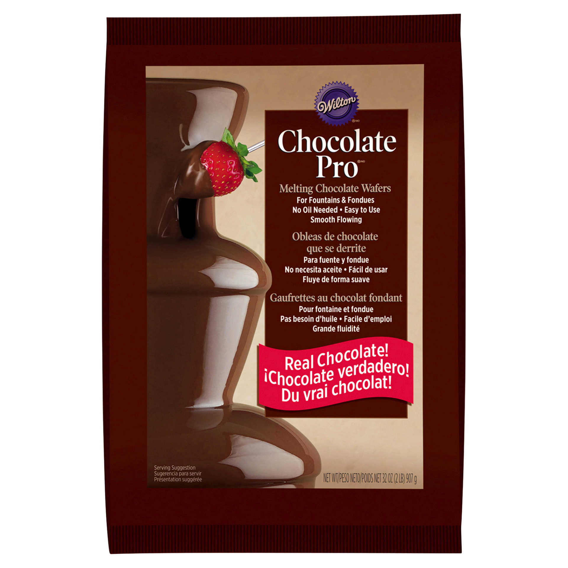 slide 1 of 1, Wilton Chocolate Pro Fountain Melting Chocolates, 2 lb