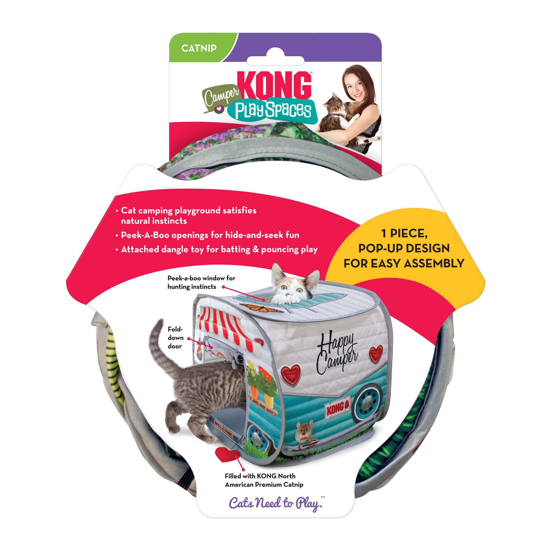 slide 2 of 4, KONG Play Spaces Camper, 1 ct