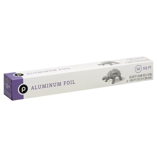 slide 1 of 1, Publix Aluminum Foil, 50 ft, 1 ct; 50 ft