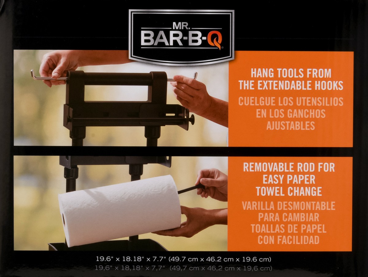 slide 4 of 11, Mr. Bar-B-Q Collapsible Barbecue Serving Caddy, 1 ct