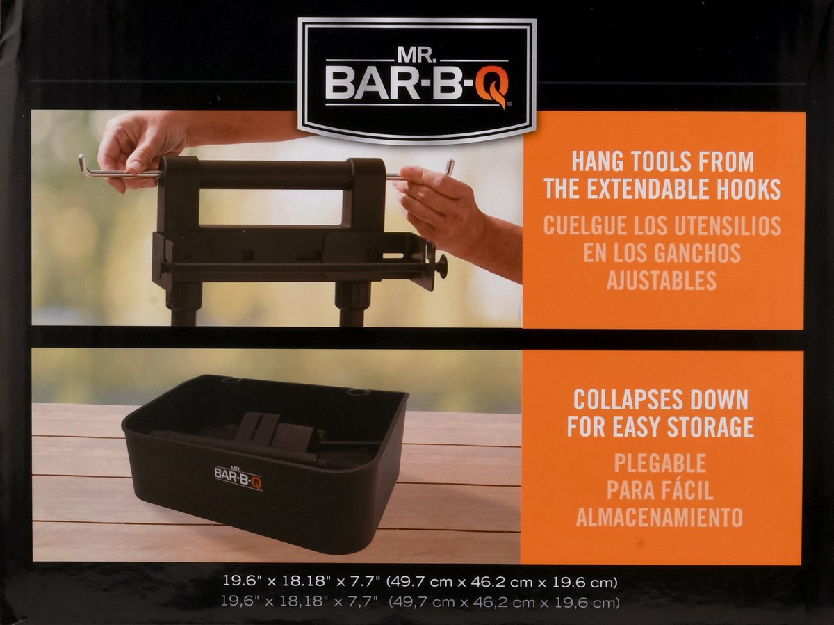 slide 11 of 11, Mr. Bar-B-Q Collapsible Barbecue Serving Caddy, 1 ct