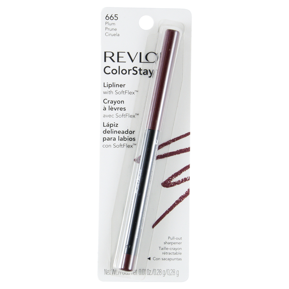 slide 1 of 3, Revlon ColorStay Lipliner - Plum, 0.01 oz