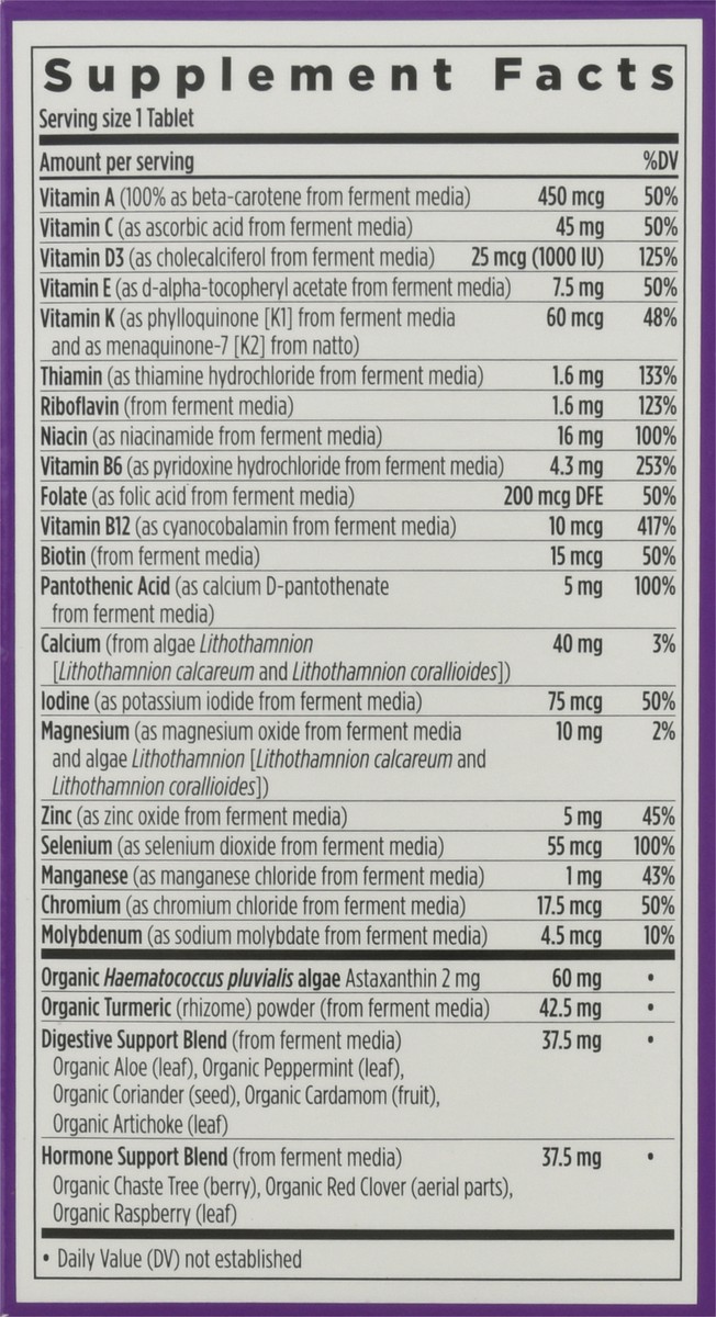 slide 8 of 9, New Chapter Every Woman's One Daily 55+ Multivitamin, 48 ct