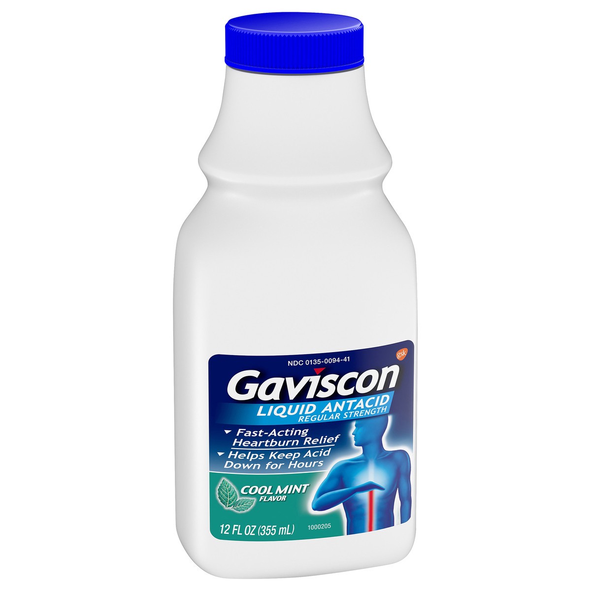 slide 6 of 11, Gaviscon Regular Strength Cool Mint Flavor Liquid Antacid 12 oz, 12 oz