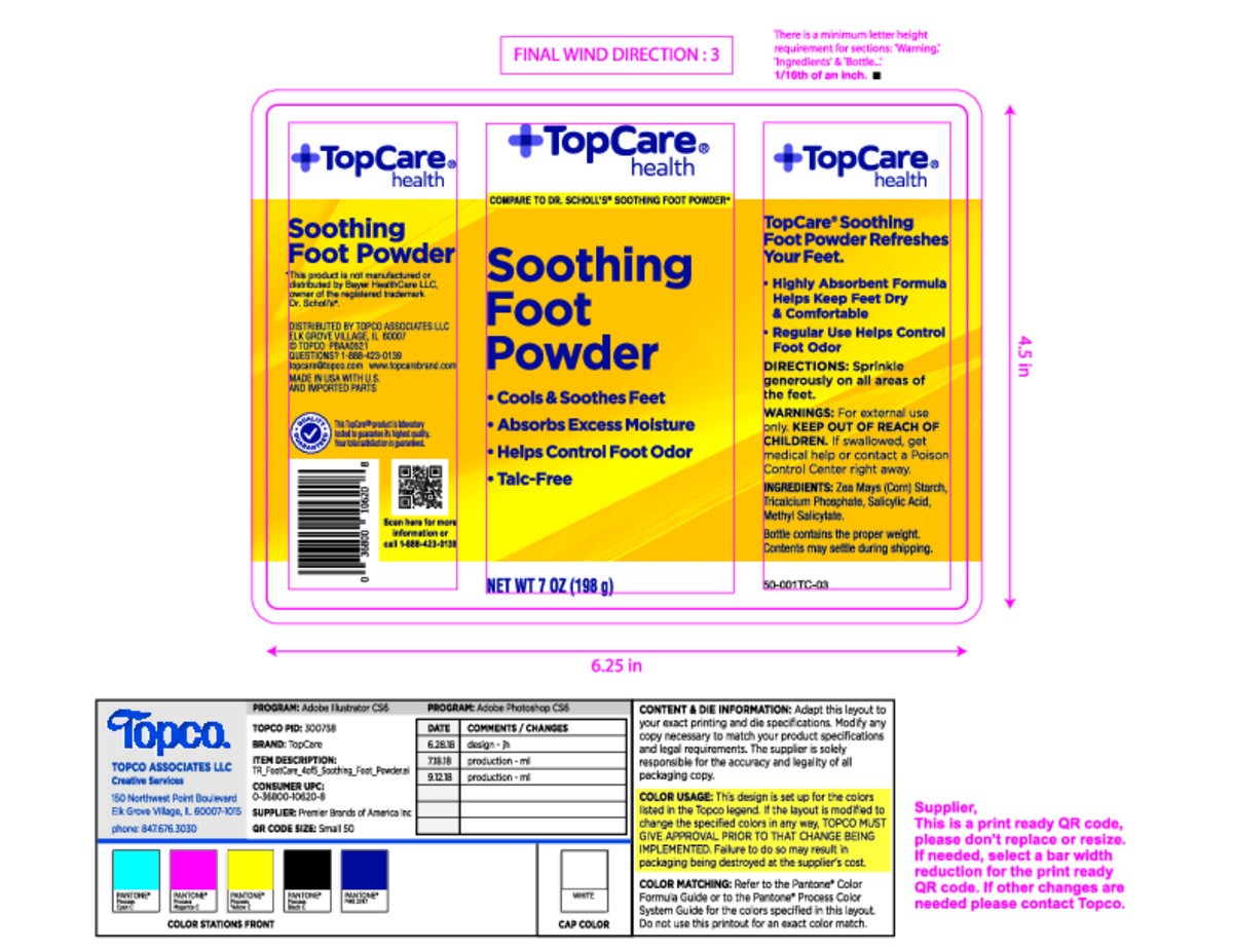 slide 14 of 14, TopCare Foot Powder, 7 oz