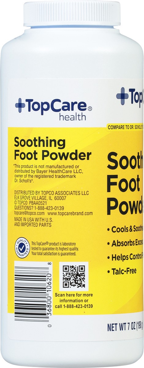 slide 4 of 14, TopCare Foot Powder, 7 oz