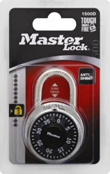 Master Lock Combination Padlock Black Silver