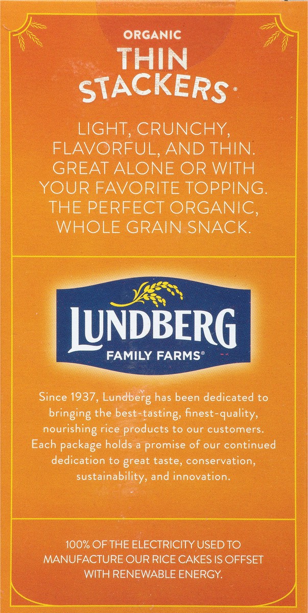 slide 13 of 14, Lundberg Family Farms Thin Stackers Organic Red Rice & Quinoa Rice Cakes 24 ea, 24 ct