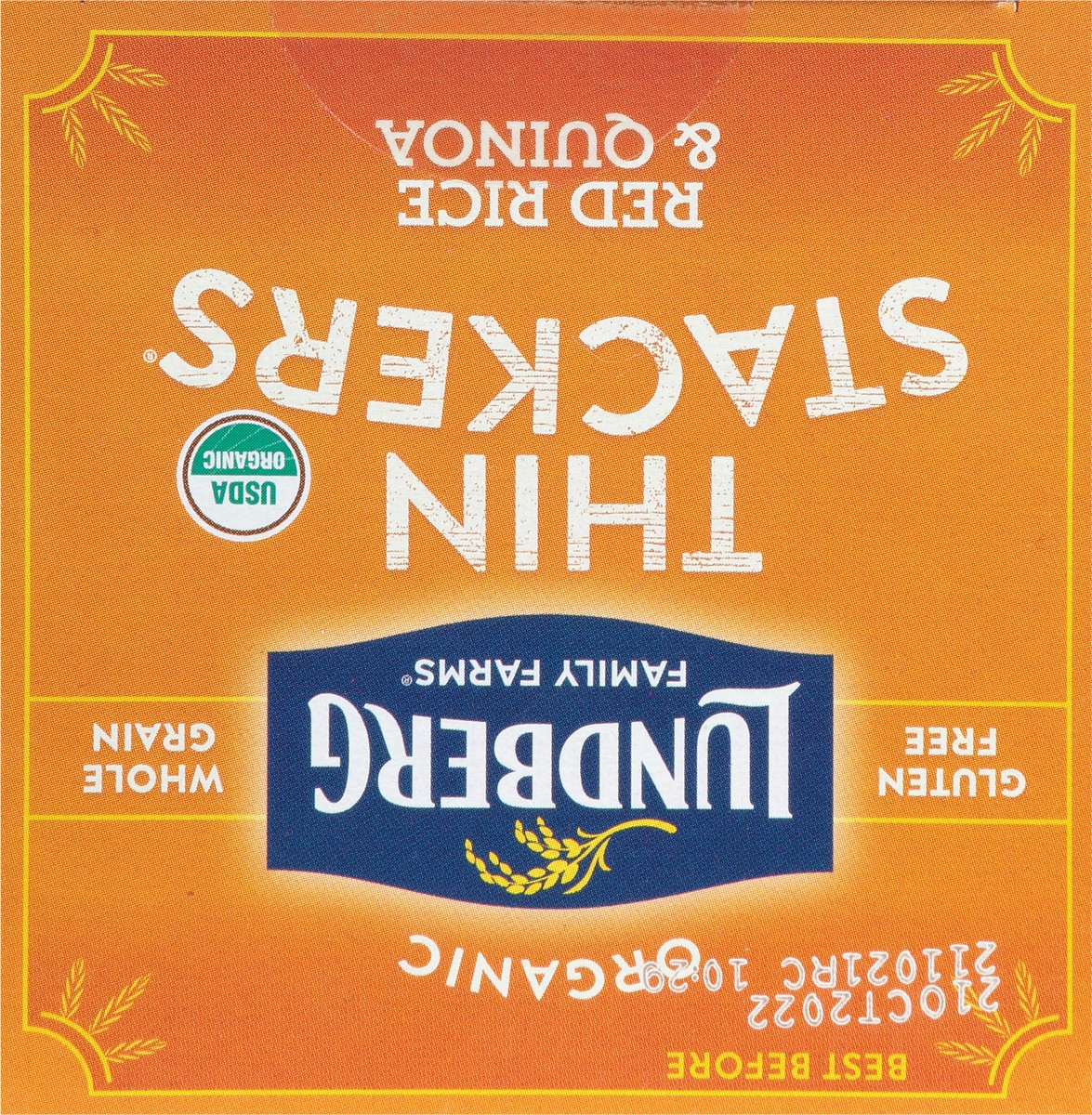 slide 4 of 14, Lundberg Family Farms Thin Stackers Organic Red Rice & Quinoa Rice Cakes 24 ea, 24 ct