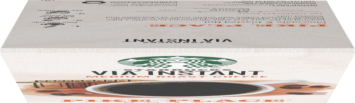 slide 8 of 9, Starbucks Medium Roast Instant & Microground Pike Place Coffee 8 - 0.11 oz Packets, 8 ct