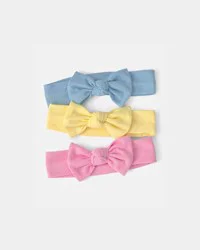 Carter's Baby Girl 3-Pack Solid Headbands - Multi, 0-12 Months