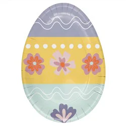Holiday Home Egg Snack Paper Plates