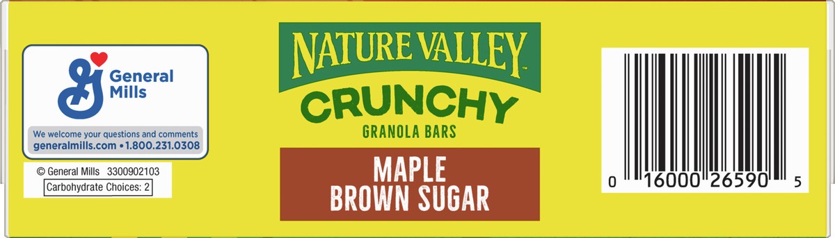 slide 6 of 9, Nature Valley Crunchy Granola Bars, Maple Brown Sugar, 6 ct, 12 bars, 6 ct