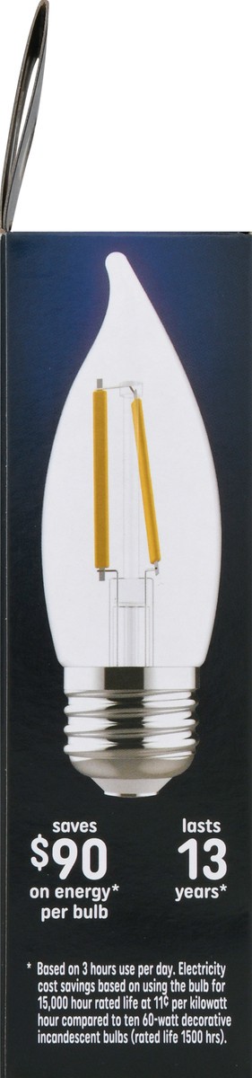 slide 3 of 9, GE 5 Watts Clear Finish Soft White Decorative LED Light Bulb 2 ea, 2 ct