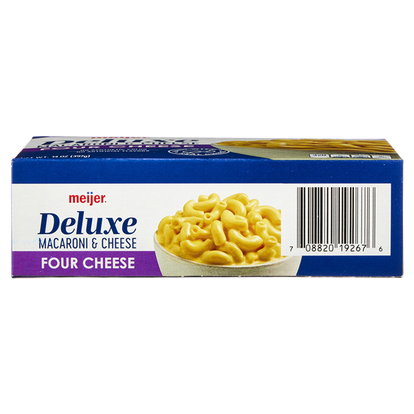 slide 28 of 29, Meijer Deluxe Four Cheese Mac and Cheese, 14 oz