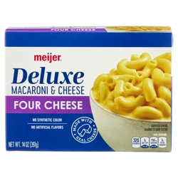 Meijer Deluxe Four Cheese Mac And Cheese, 14 Oz