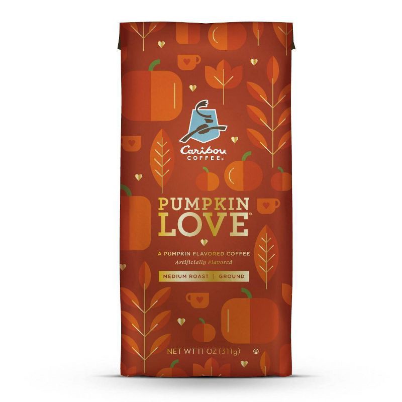 slide 1 of 9, Caribou Coffee Pumpkin Love Ground Coffee 11 oz. Bag, 11 oz