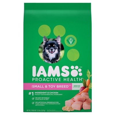 slide 1 of 1, IAMS ProActive Health Small & Toy Breed Adult Dry Dog Food, 12.5 lb