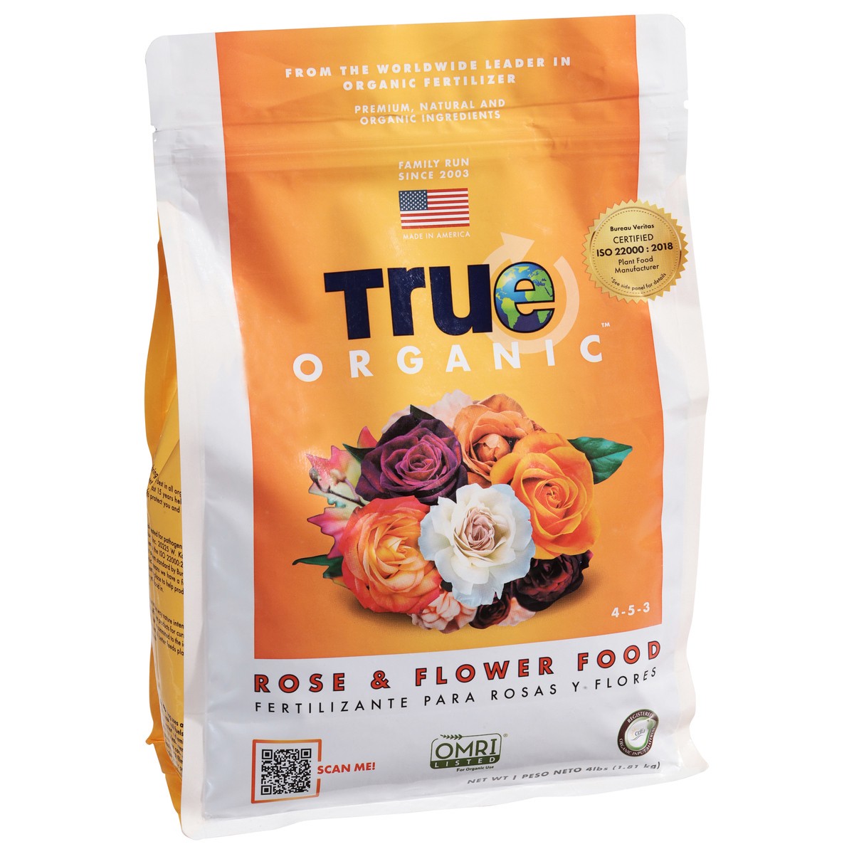 slide 4 of 11, True Organic 4-5-3 Rose & Flower Food 4 lb, 4 lb
