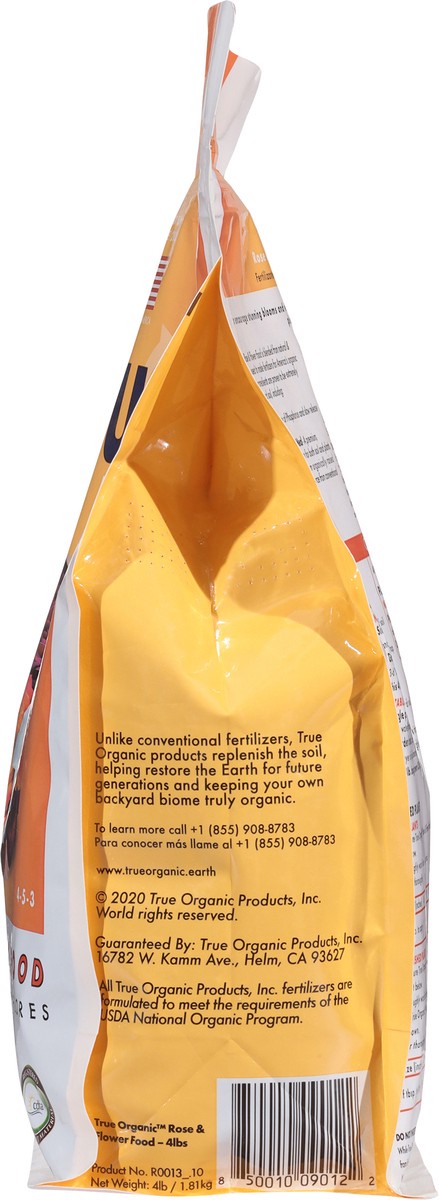 slide 3 of 11, True Organic 4-5-3 Rose & Flower Food 4 lb, 4 lb