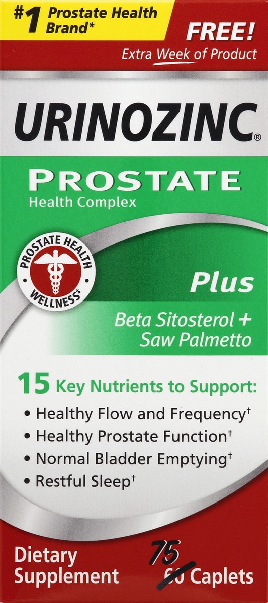 slide 5 of 6, Urinozinc Prostate Health Complex 75 ea, 75 ct