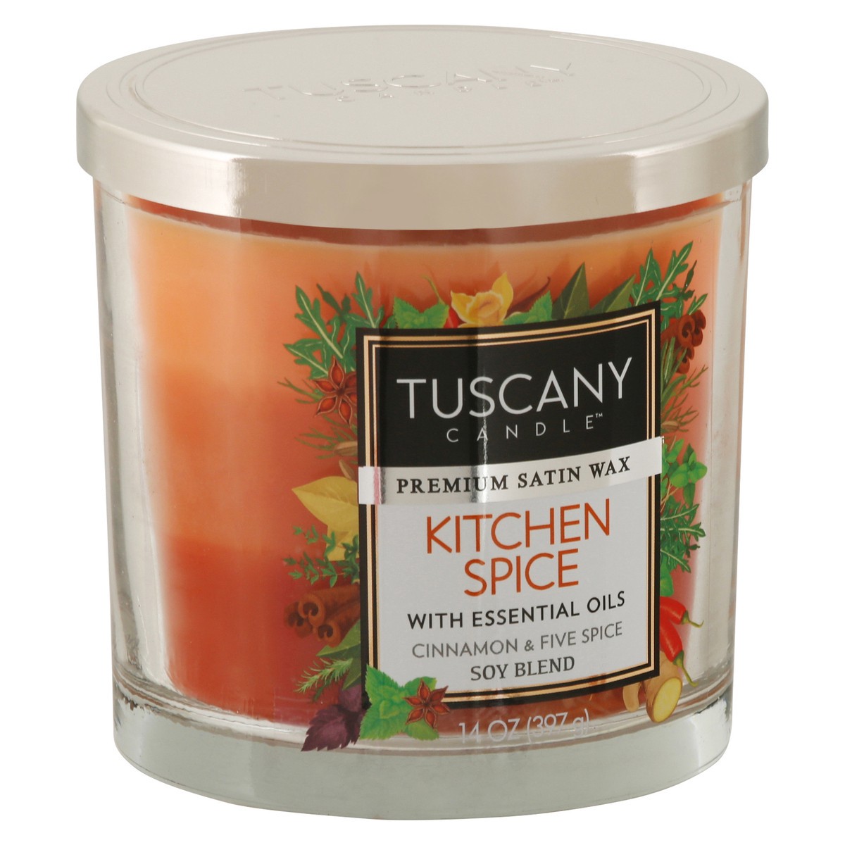 slide 8 of 9, Tuscany Candle Jar Soy Kitchen Spice, 14 oz