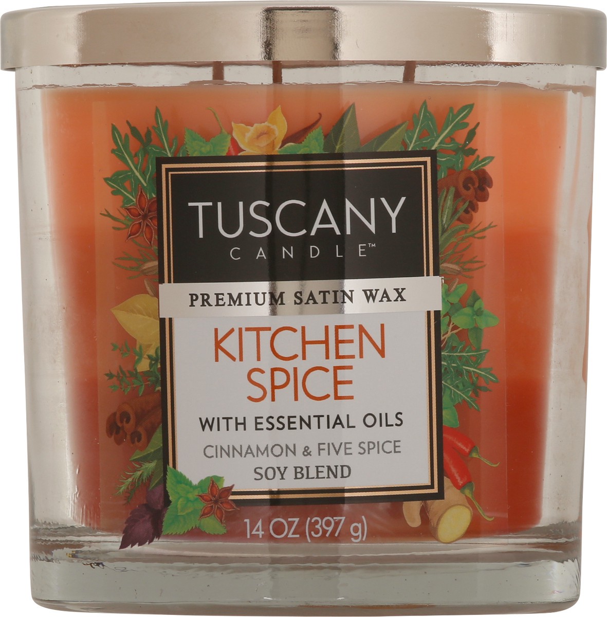 slide 2 of 9, Tuscany Candle Jar Soy Kitchen Spice, 14 oz