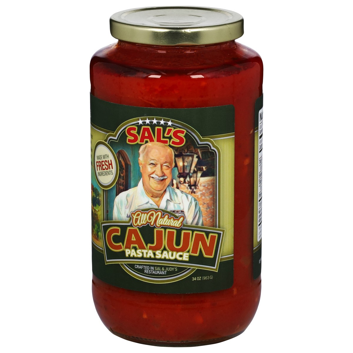 slide 9 of 13, Sal's Cajun Pasta Sauce 34 oz, 34 oz
