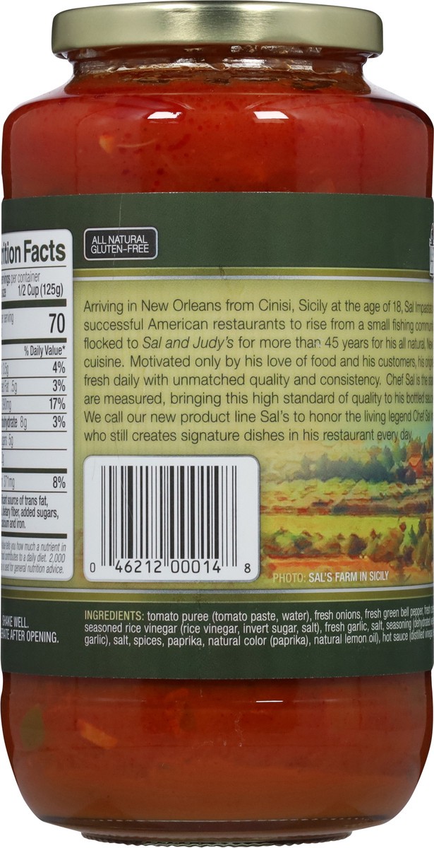 slide 10 of 13, Sal's Cajun Pasta Sauce 34 oz, 34 oz
