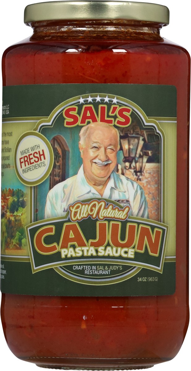 slide 7 of 13, Sal's Cajun Pasta Sauce 34 oz, 34 oz