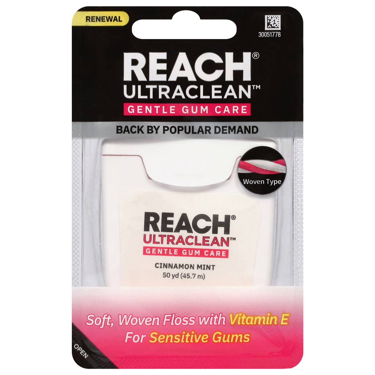 slide 4 of 14, REACH UltraClean Cinnamon Mint 50 Yd Floss 1 Each, 1 ct