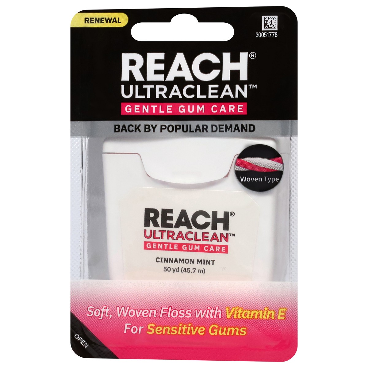 slide 7 of 14, REACH UltraClean Cinnamon Mint 50 Yd Floss 1 Each, 1 ct