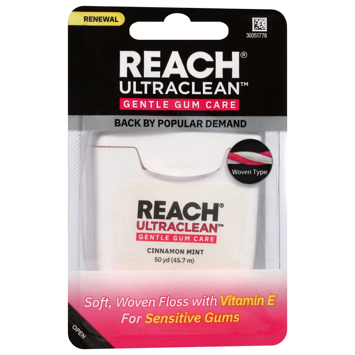 slide 3 of 14, REACH UltraClean Cinnamon Mint 50 Yd Floss 1 Each, 1 ct