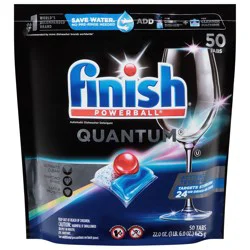 Finish Powerball Quantum Automatic Dishwasher Detergent 50 ea
